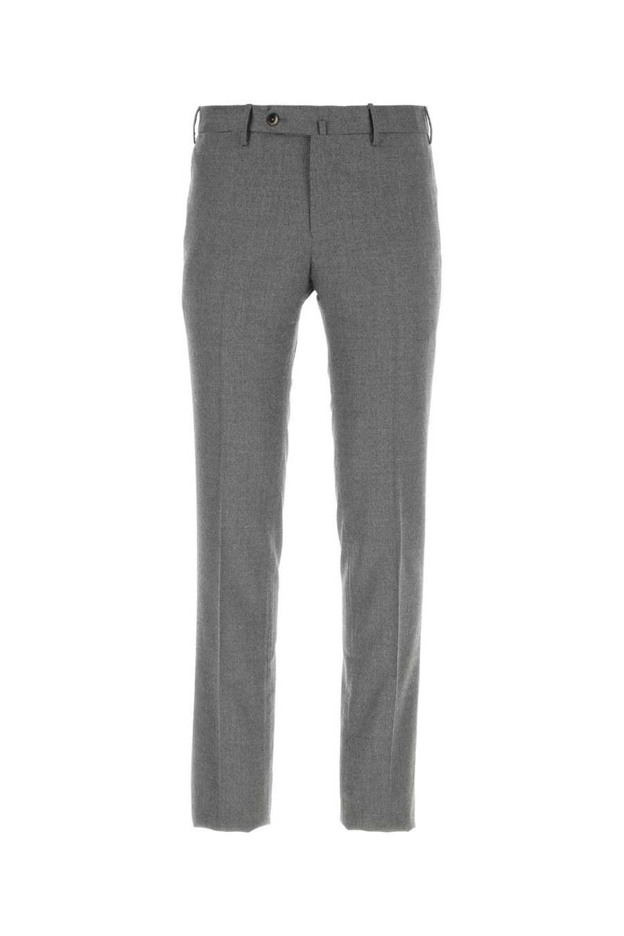Dark Grey Stretch Virgin Wool Pant 0230 Pantaloni