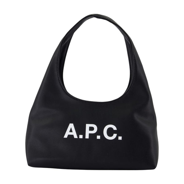 A.P.C. Synthetic shoulder bag in black
