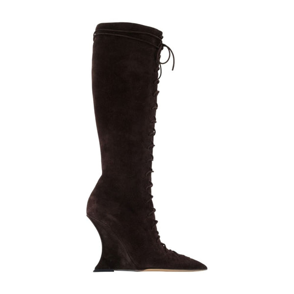 Paris Texas leather boot in black