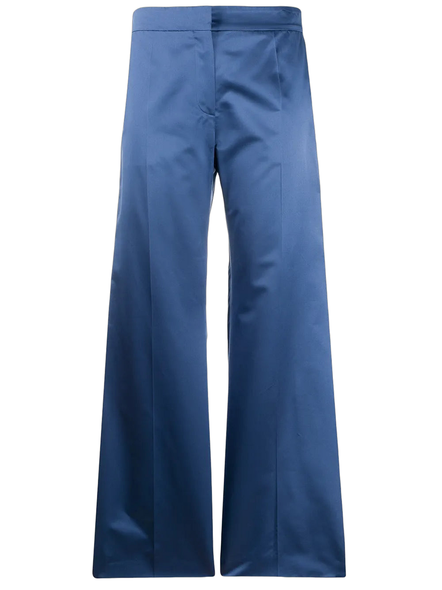 Valentino Silk trousers in blue