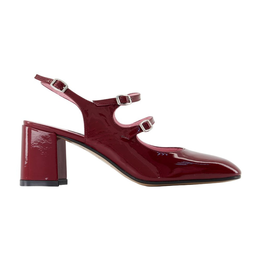 Carel calfskin pump in red