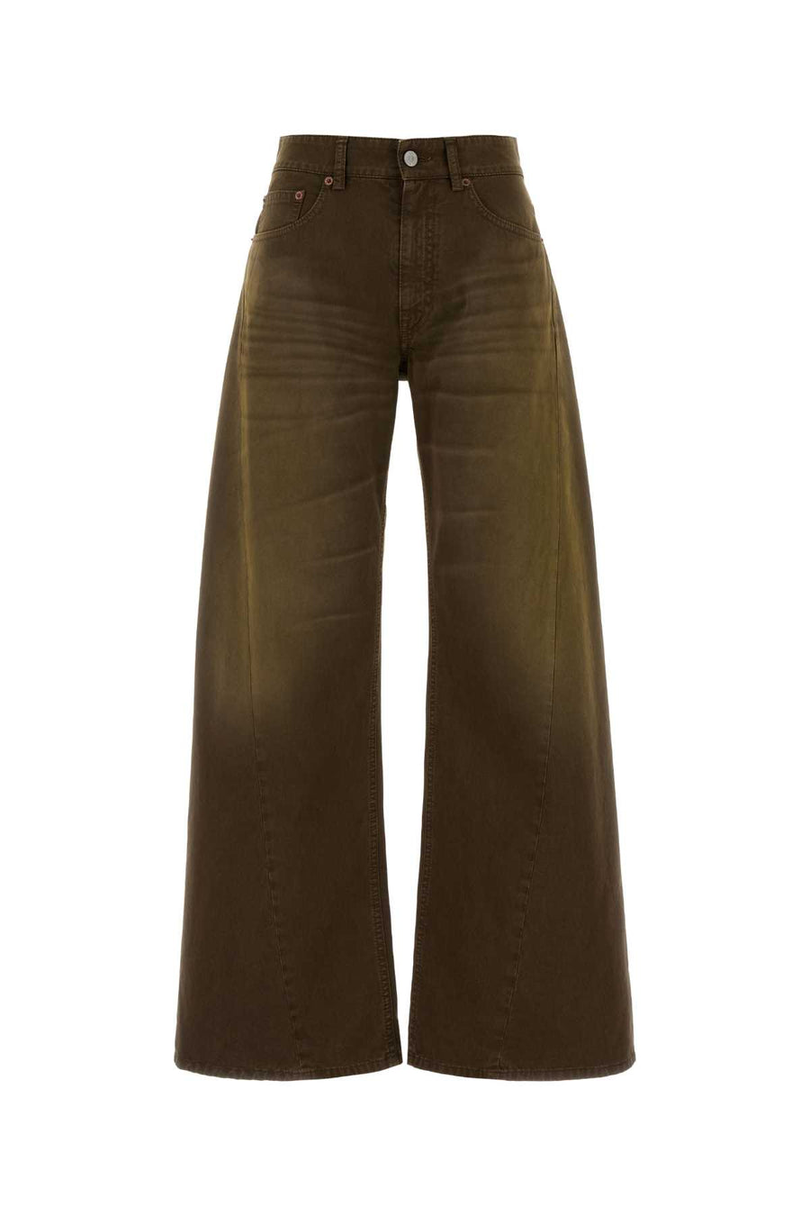 Khaki Denim Jeans 137 Exterior: Cotton