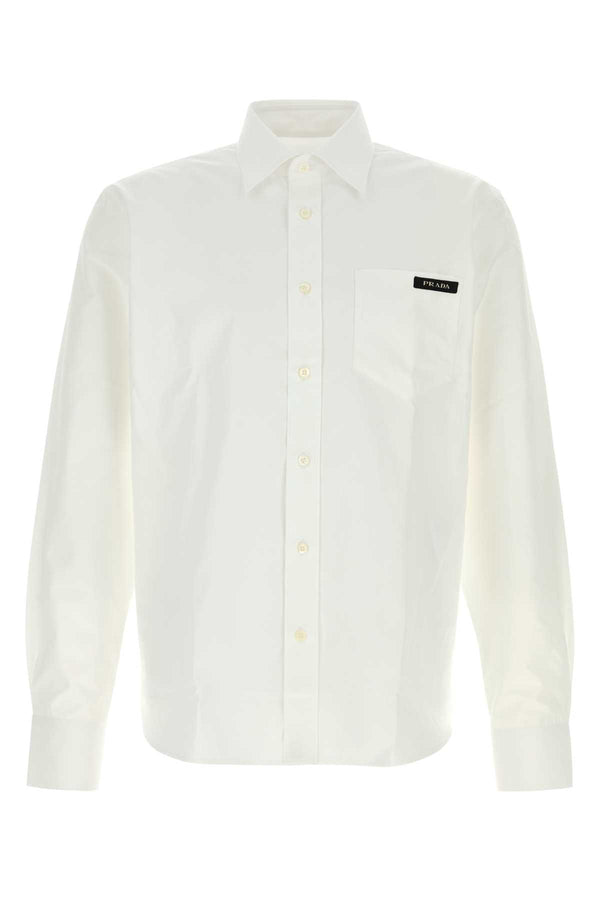 Prada 100% Cotton shirt in white