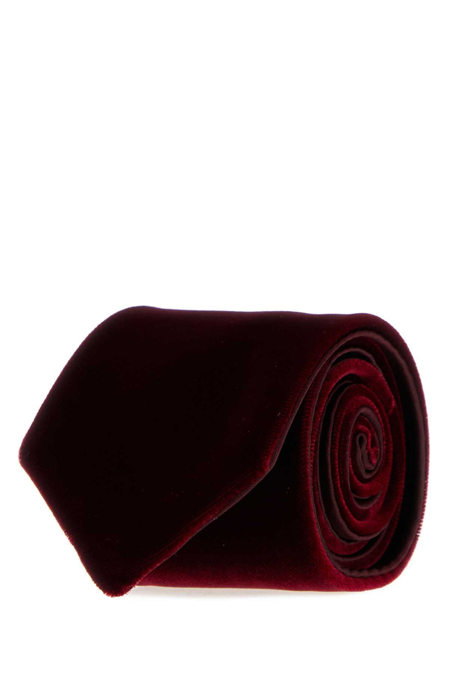 Burgundy Stretch Velvet Tie Bordeaux T-shirt
