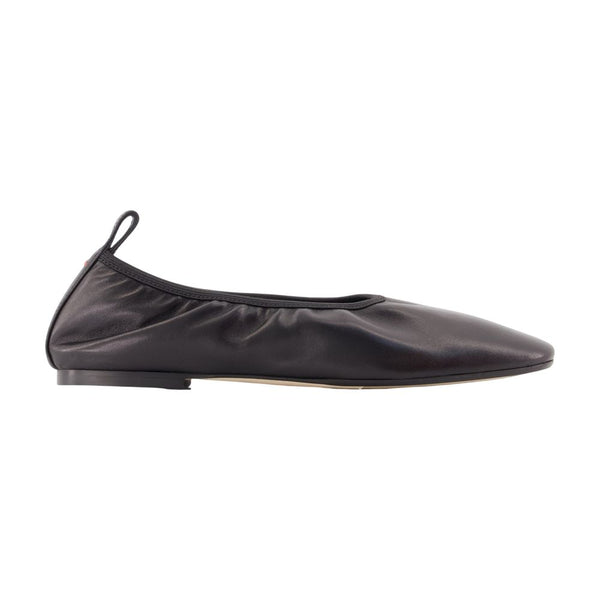 Aeyde Calfskin ballet flat in black