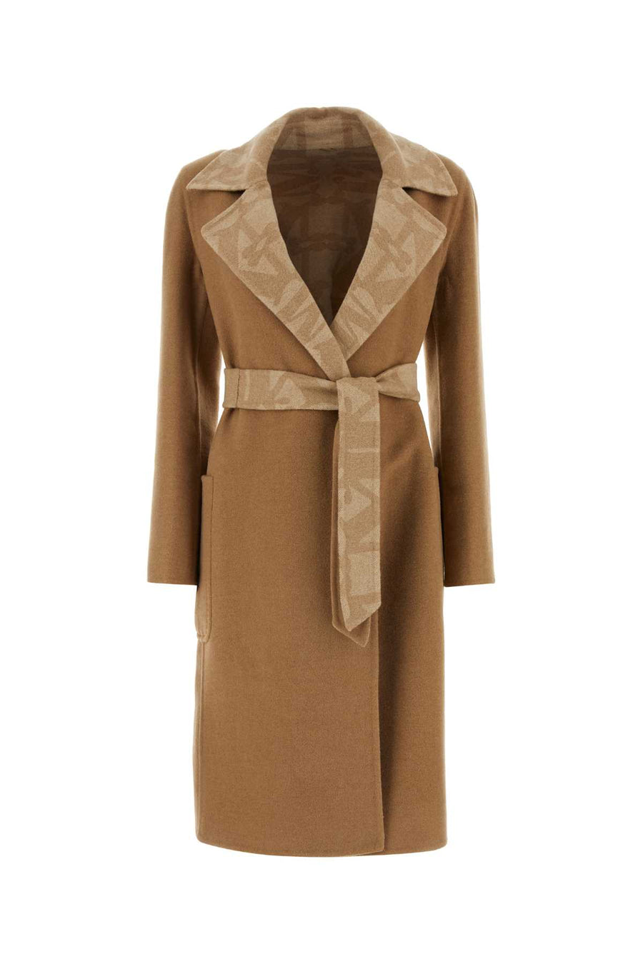 Max Mara 100% Camel coat in beige