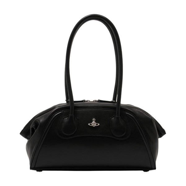 Vivienne Westwood calfskin shoulder bag in black