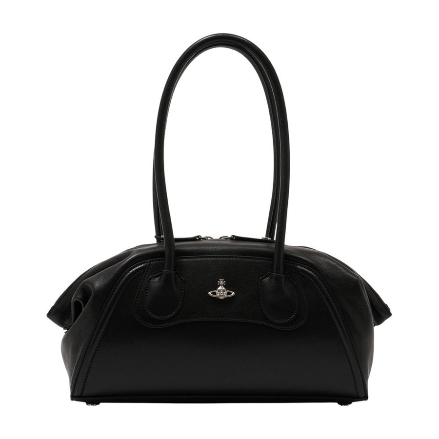 Vivienne Westwood calfskin shoulder bag in black