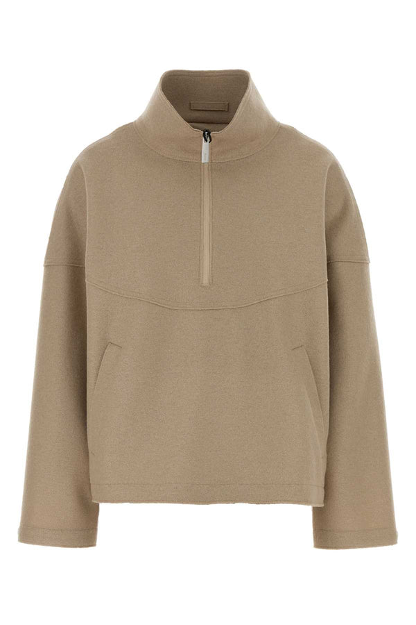 Cammello Chiaro Exterior: Virgin Wool Maglie