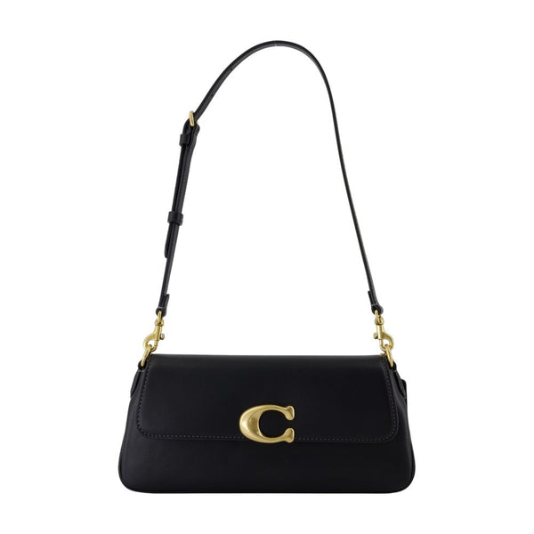 Coach Calfskin shoulder bag in black