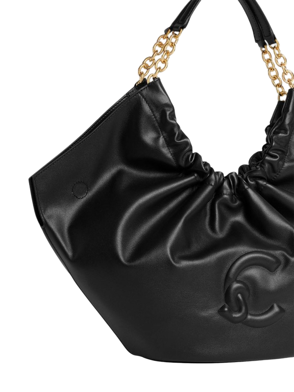 Coccinelle 100% Bovine Leather shoulder bag in black