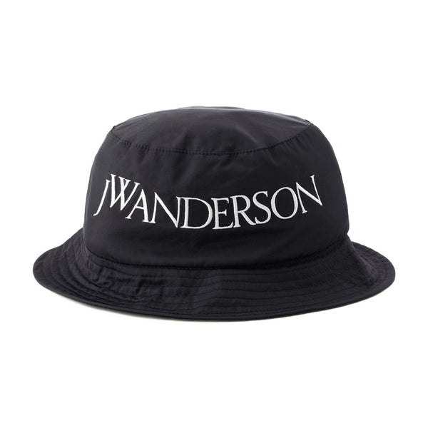 J.W. Anderson AC0175 Nylon bucket hat in black