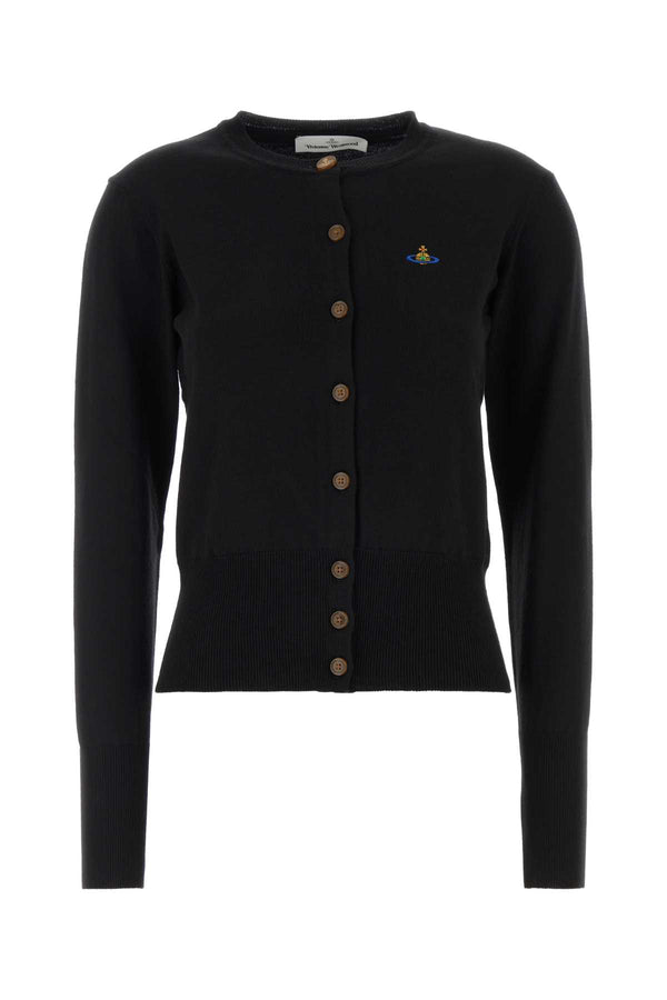 Vivienne Westwood Cardigan 85% Cotton cardigan in black