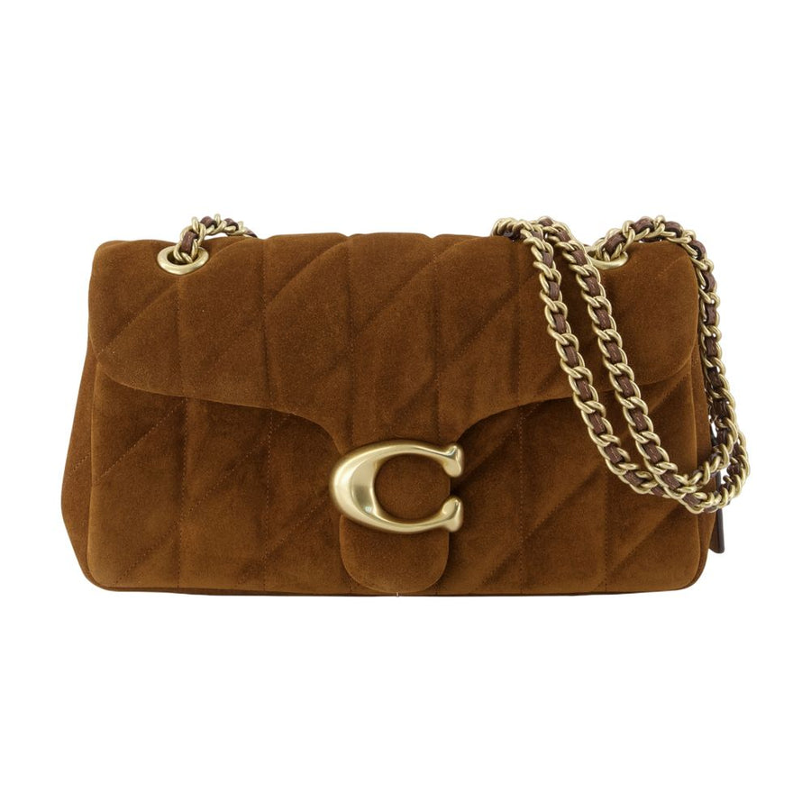 Coach Cowhide suede shoulder bag in brown