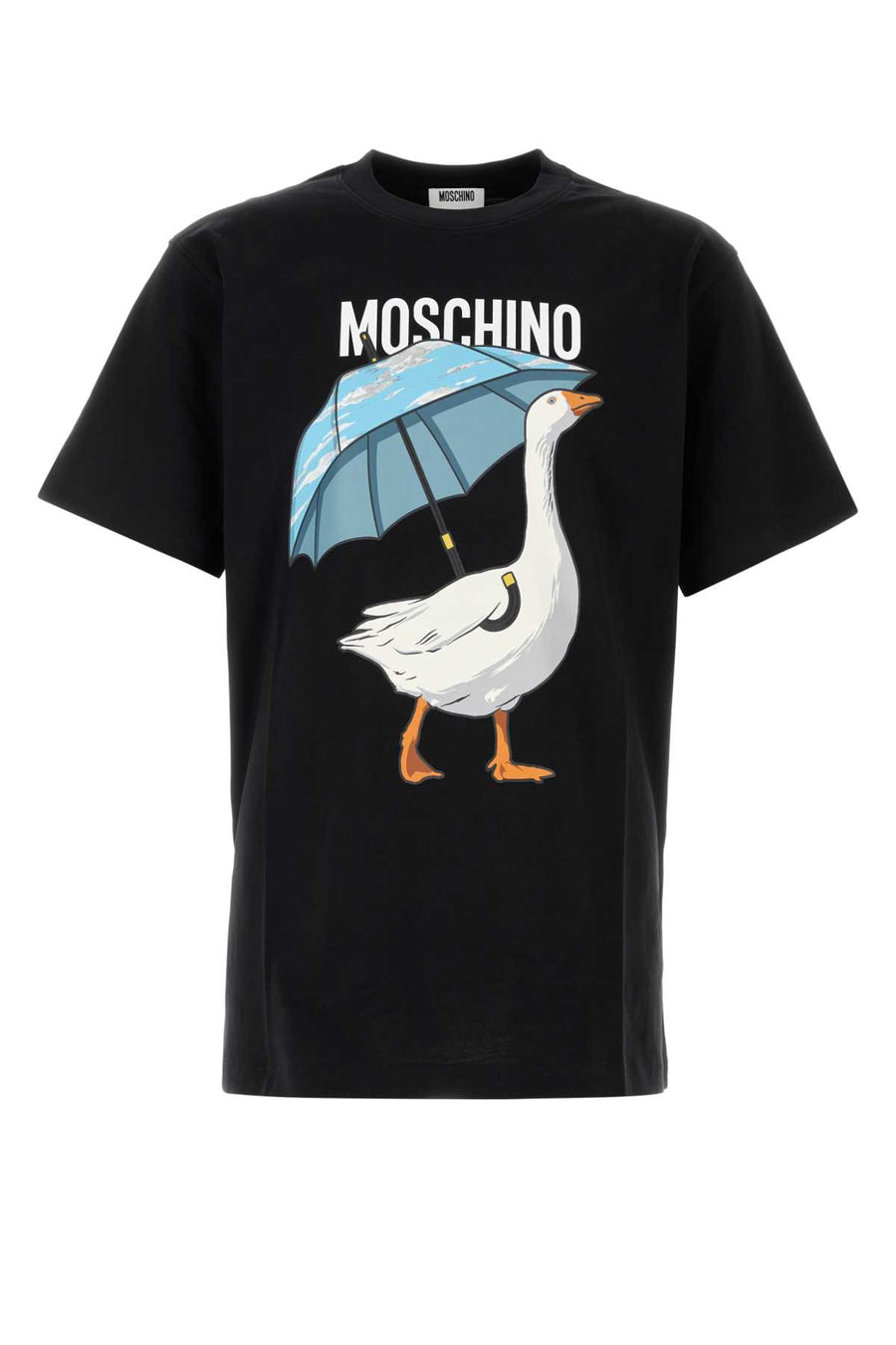Black Cotton T-Shirt Fantasianero Exterior