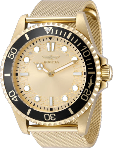 Invicta watch in gold