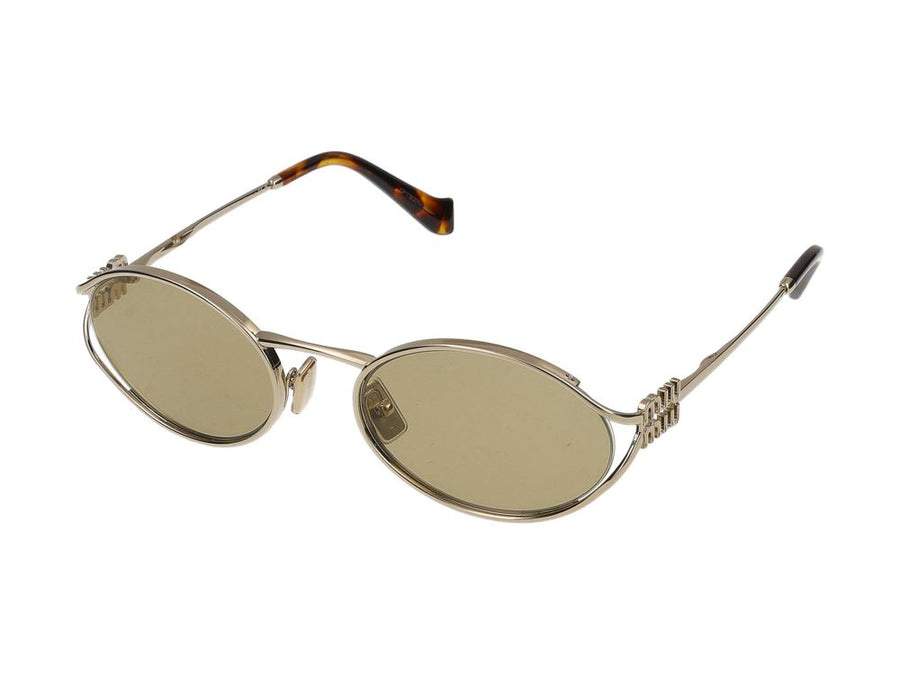 Miu Miu 0MU Metal sunglasses in gold