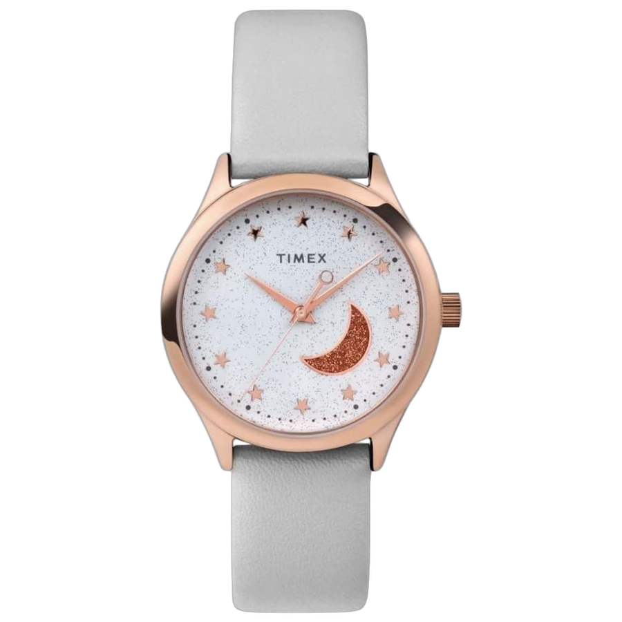 Timex Brass case watch in silver