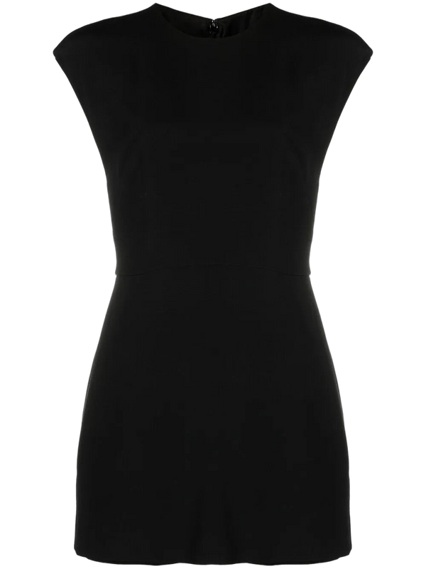 Valentino wool-silk blend playsuit in black