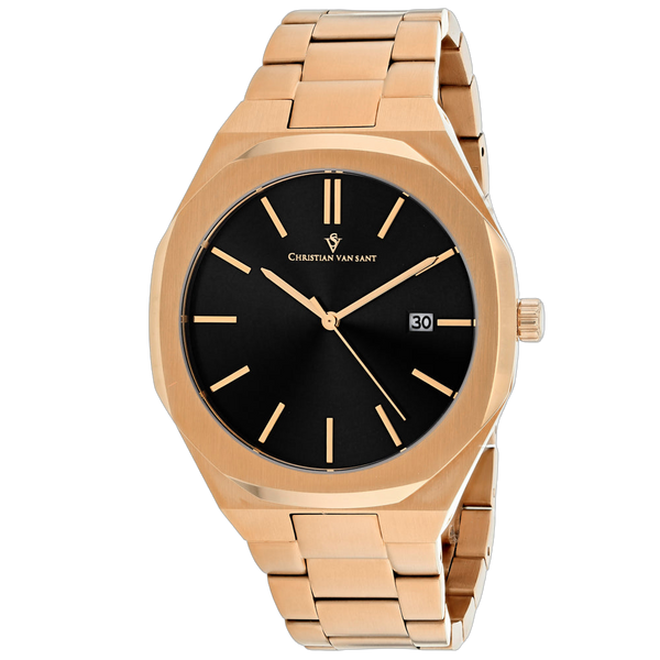 Christian Van Sant Stainless steel case watch in rose gold
