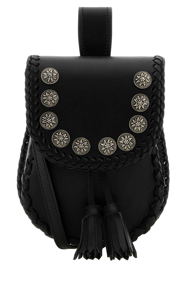 Prada 100% Vitello leather crossbody bag in black