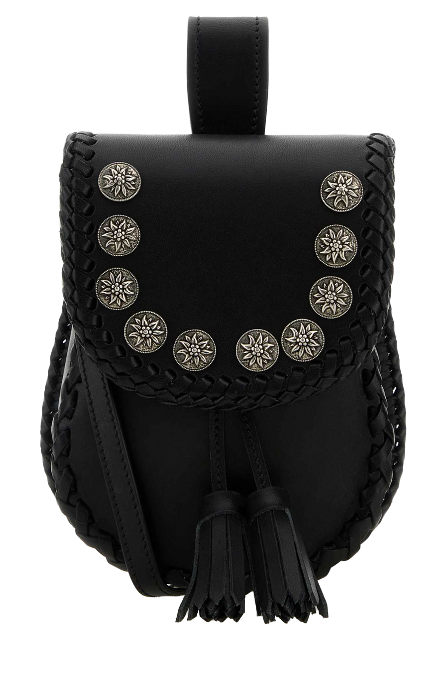 Prada 100% Vitello leather crossbody bag in black