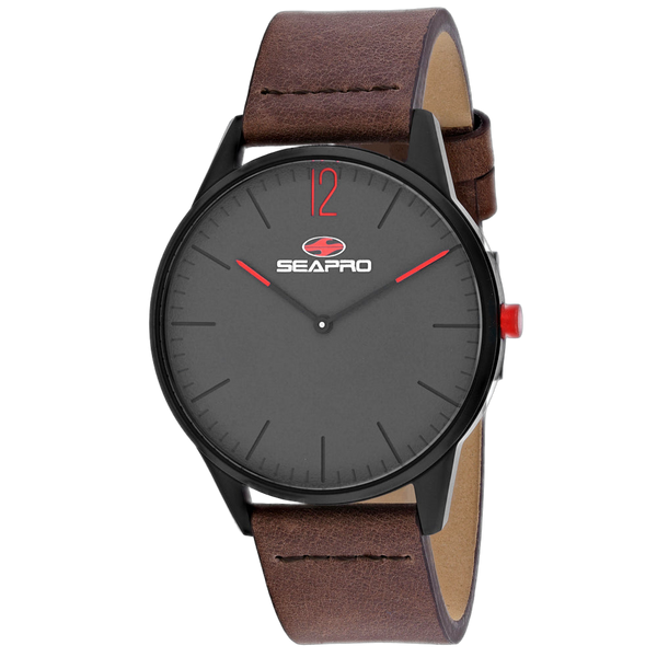 Seapro Stainless steel case watch in black