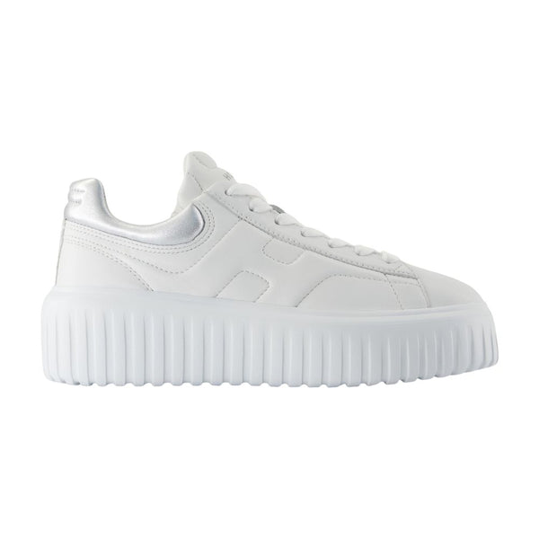 Hogan Goatskin sneaker in white