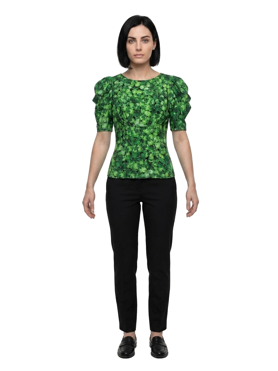 Multicolor Elastane Pattern Shirt