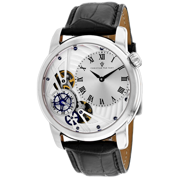Christian Van Sant Stainless steel case watch in silver