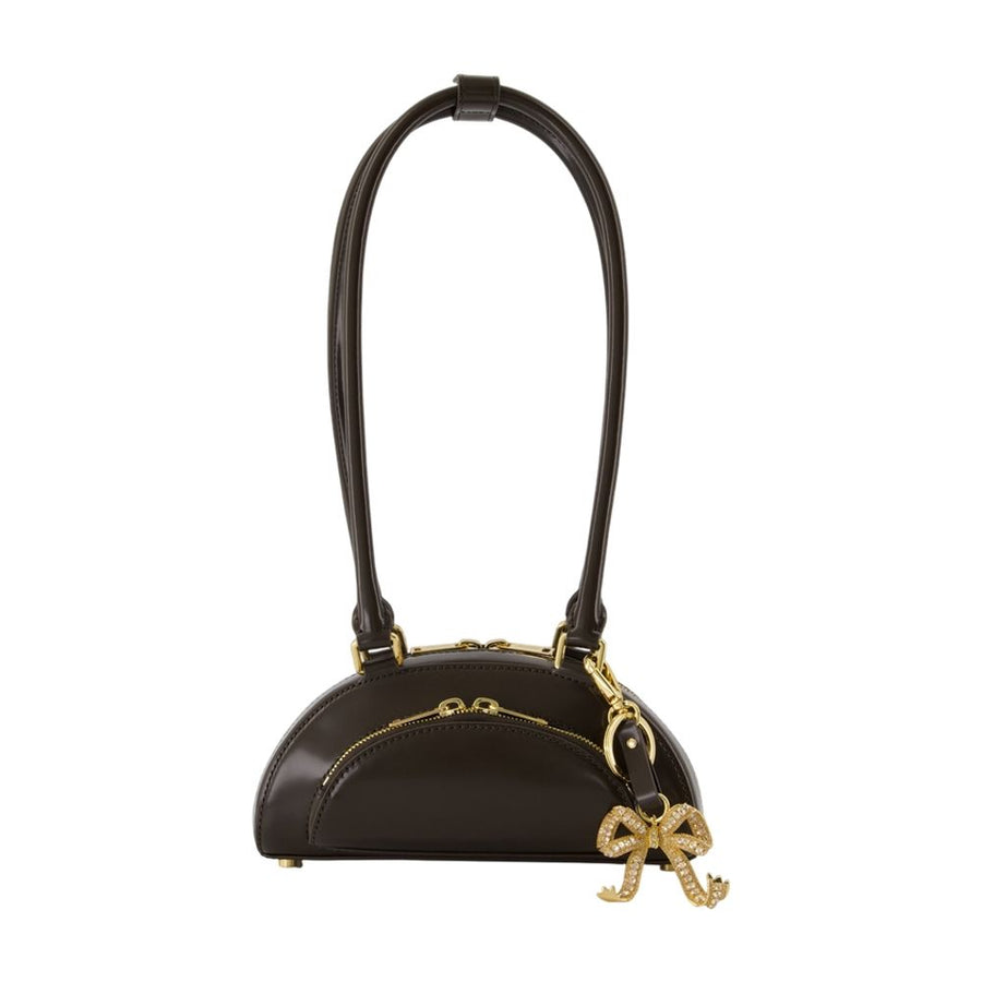 Self-Portrait Calfskin shoulder bag in brown