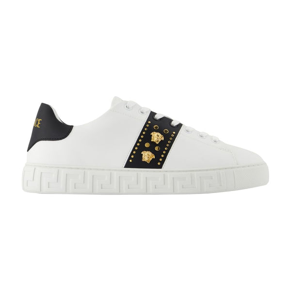 Versace Synthetic sneaker in white