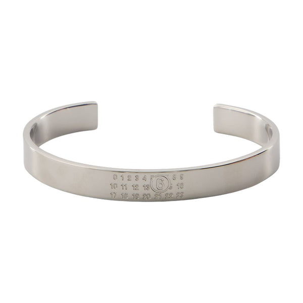 MM6 Maison Margiela Metal bracelet in silver
