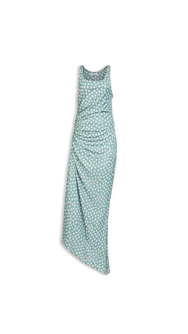 Robe À Fronces En Jersey Pois Dress