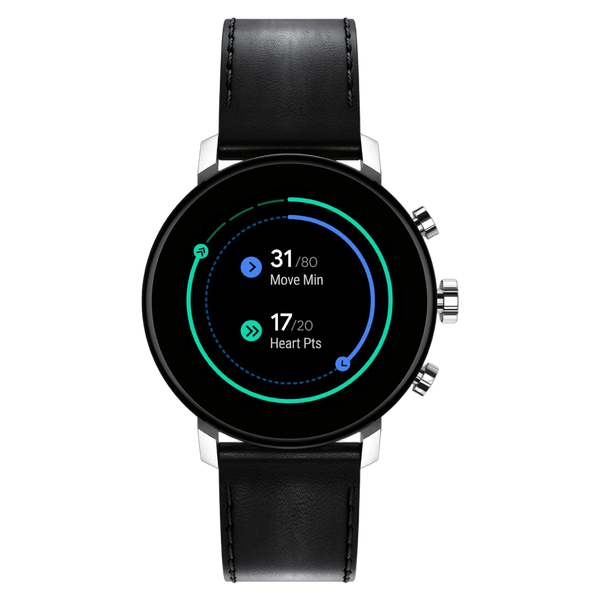Movado Stainless steel case smartwatch in black