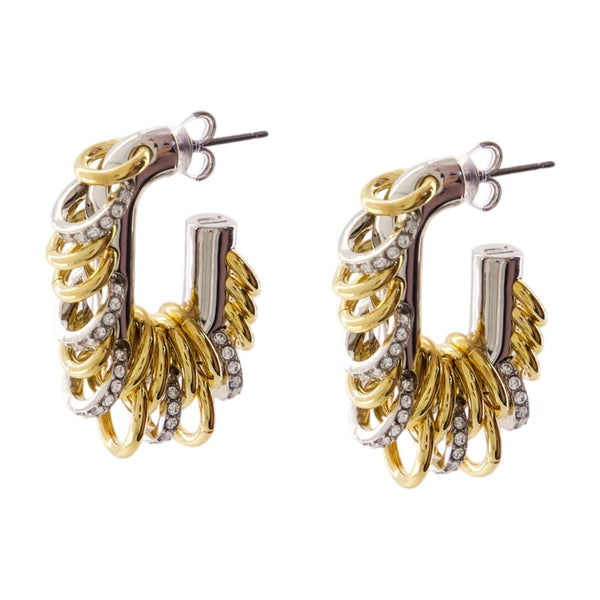 Rabanne Metal (gold-plated and silver-plated) earrings in gold