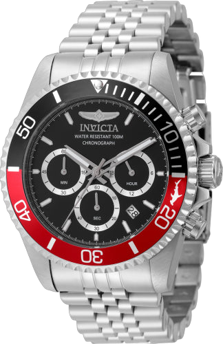 Invicta Stainless steel case and bracelet watch in silver