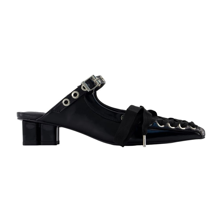 Ganni Synthetic heel in black