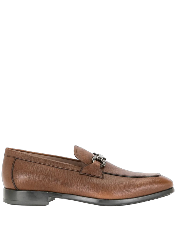 Ferragamo Calf leather loafer in brown