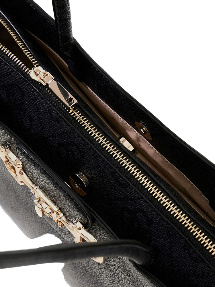 Guess 100% Polyurethane tote bag in black