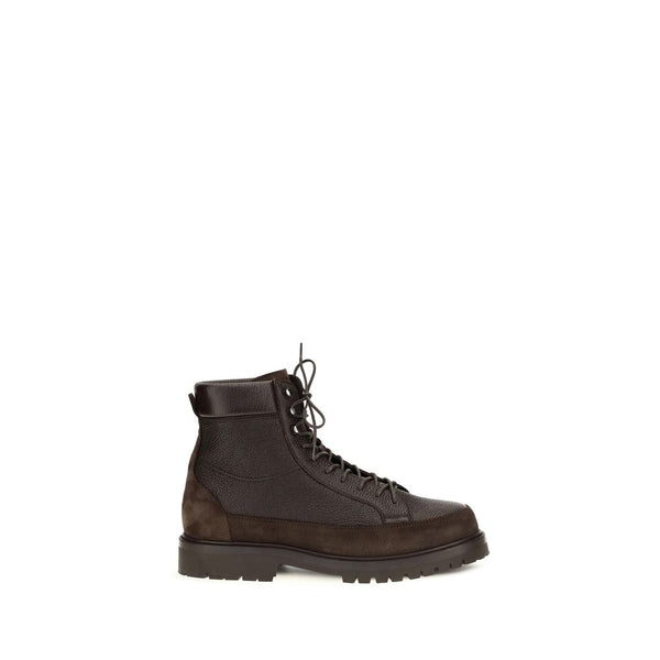 Brown Deer Lace-Up Boots