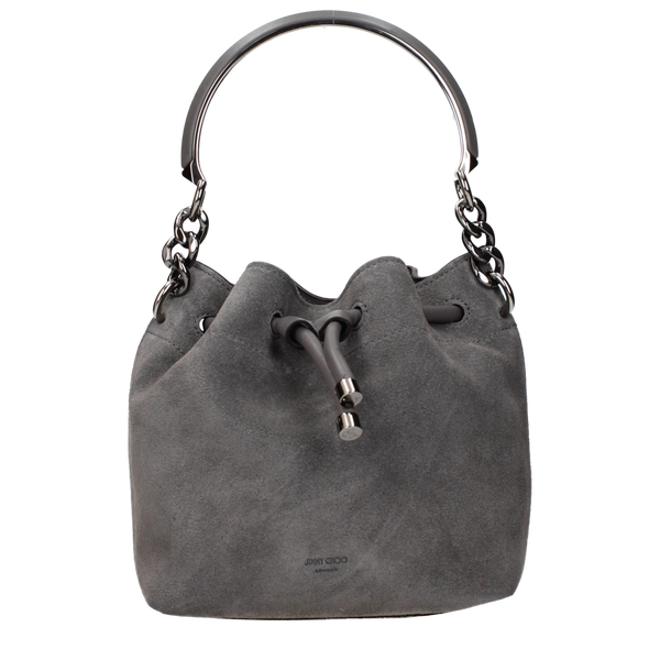 Jimmy Choo bucket bag in gray