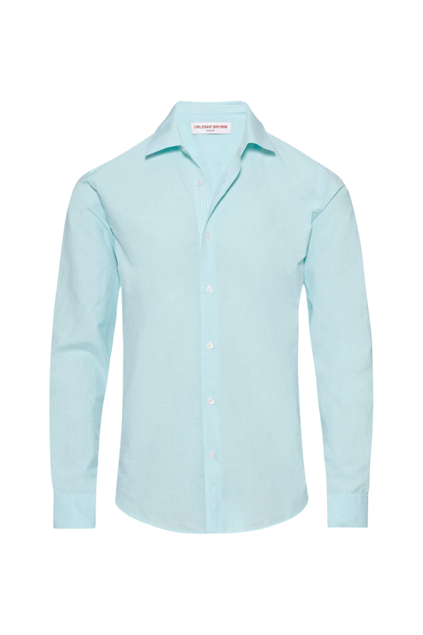 Orlebar Brown 100% Cotton shirt in blue