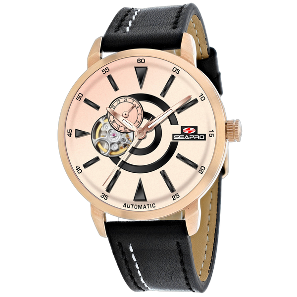 Seapro Stainless steel case watch in rose gold