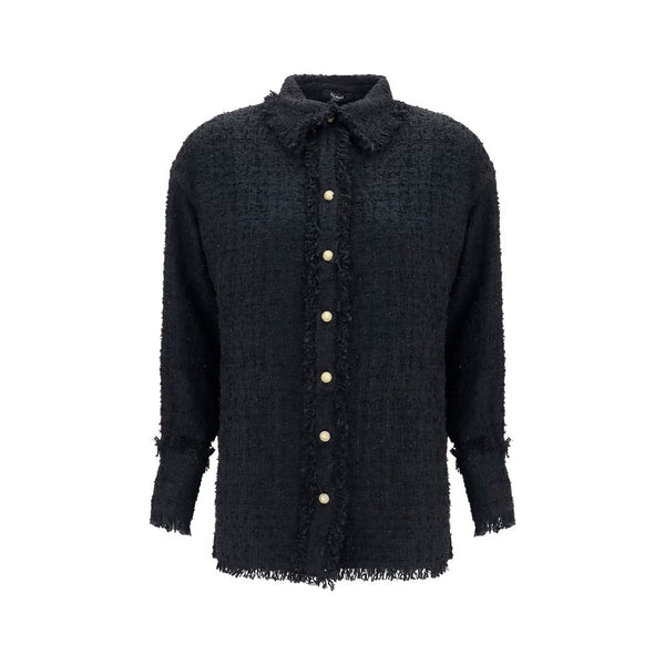Balmain 58% Polyamide shirt in black