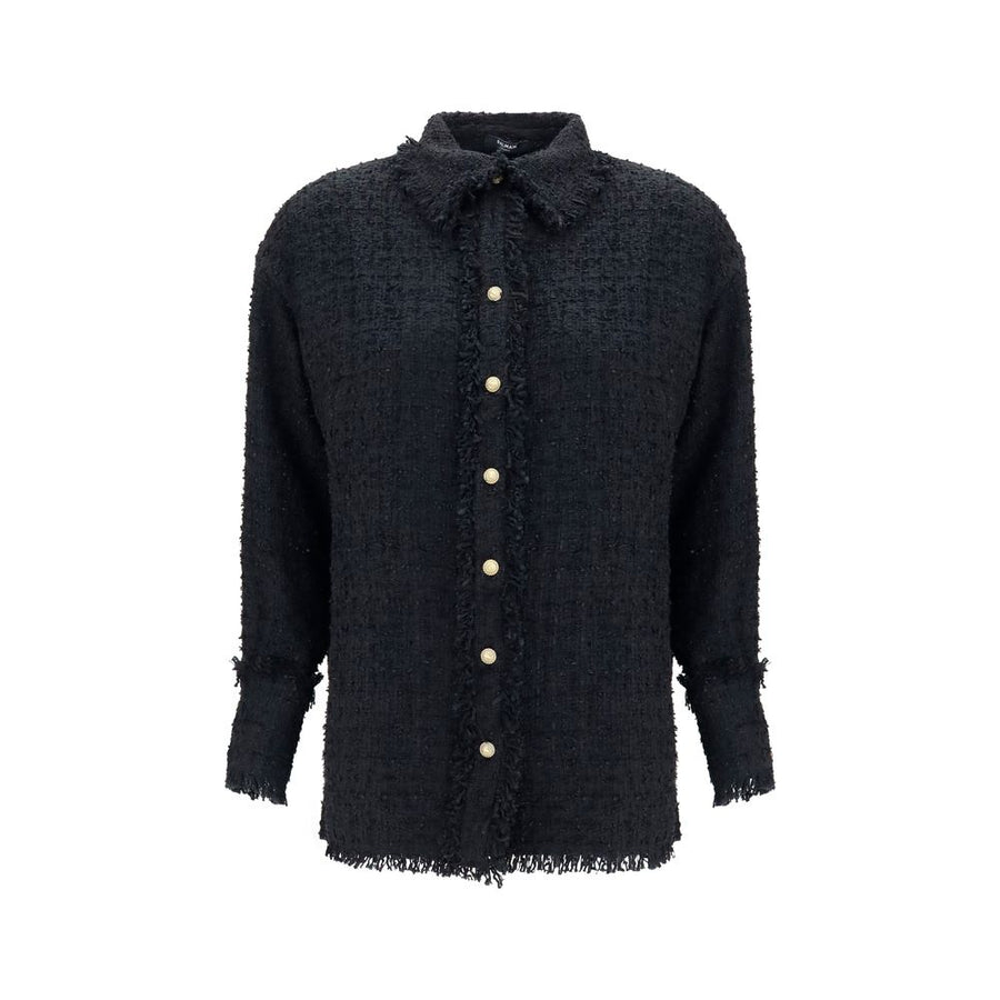 Balmain 58% Polyamide shirt in black