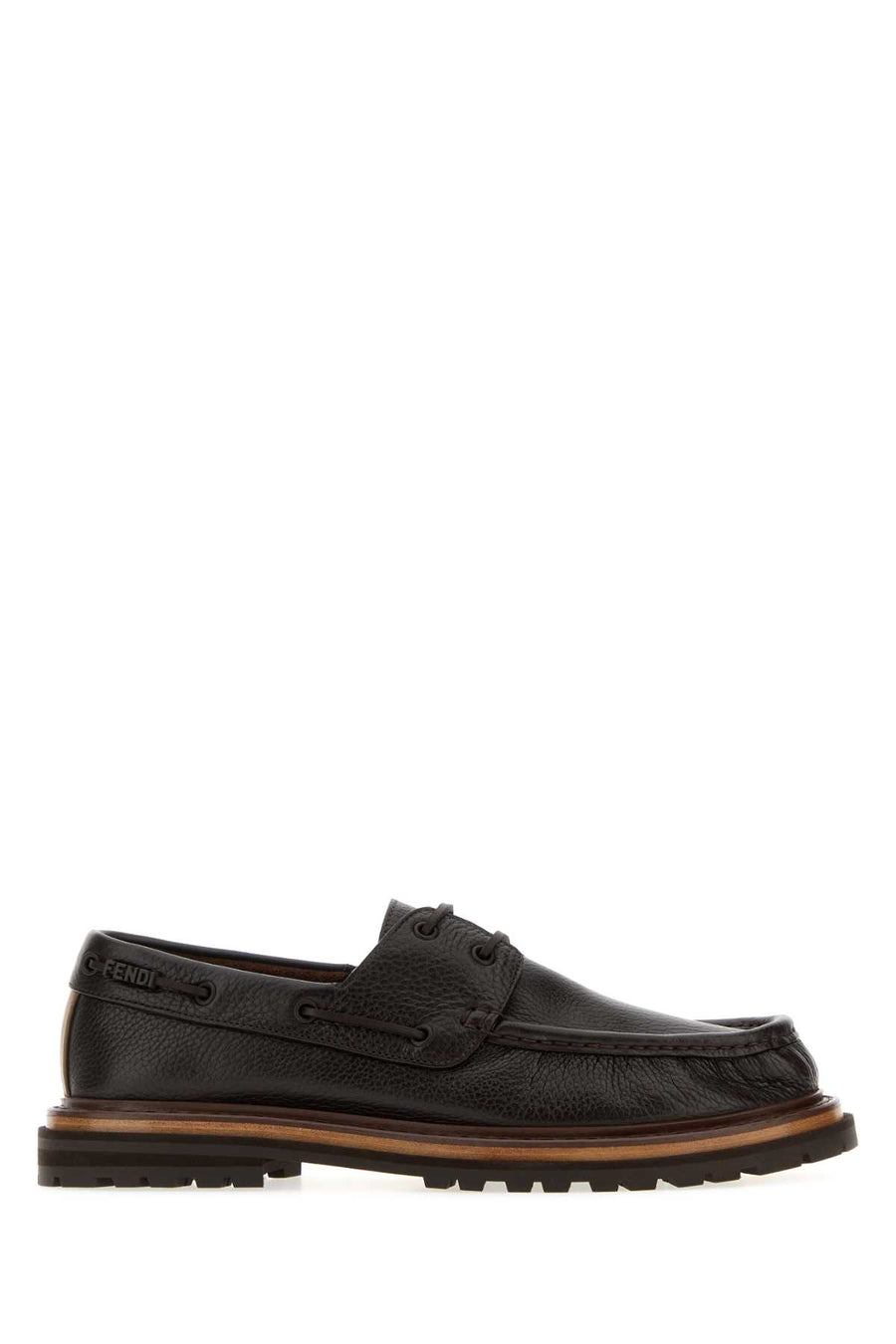 Fendi Shoes Exterior: 100% Calf loafer in brown