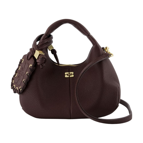 Ganni Synthetic shoulder bag in brown