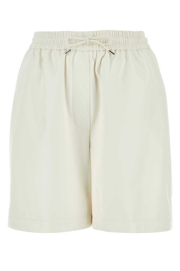Loewe Exterior: 100% Lamb Lining: 65% Viscose 35% Polyester shorts in white
