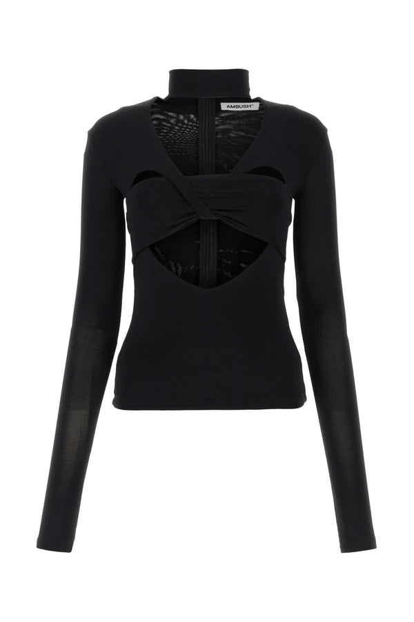 Ambush 92% Viscose top in black